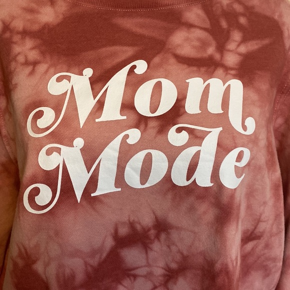 Lightweight Soft “Mom Mode” Tye Dye Sweatshirt Size M - Picture 2 of 5